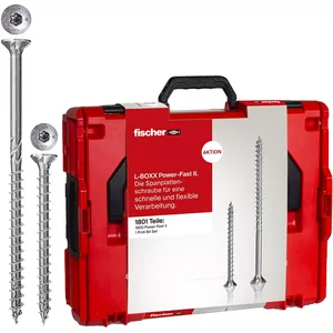 Screw set FISCHER Power Fast II L-Boxx 102 (MPN 558739) – assorted screws for Power Fast II system