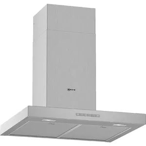 Neff D64BBE1N0 cooker hood Wall-mounted Stainless steel 580 m³/h A