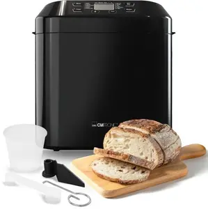 Maizes cepējs CLATRONIC BBA 3774 550W — 3 l panna, līdz 1,5 kg klaips, 12 programmas, LCD taimeris