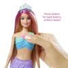 Modes lelle Barbie Dreamtopia Twinkle Lights Mermaid Doll Photo 4