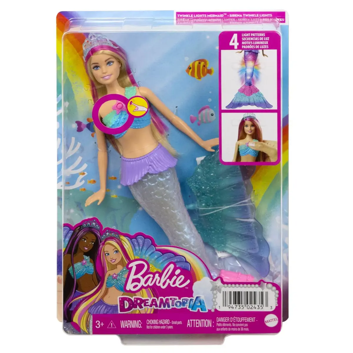 Modes lelle Barbie Dreamtopia Twinkle Lights Mermaid Doll Photo 8