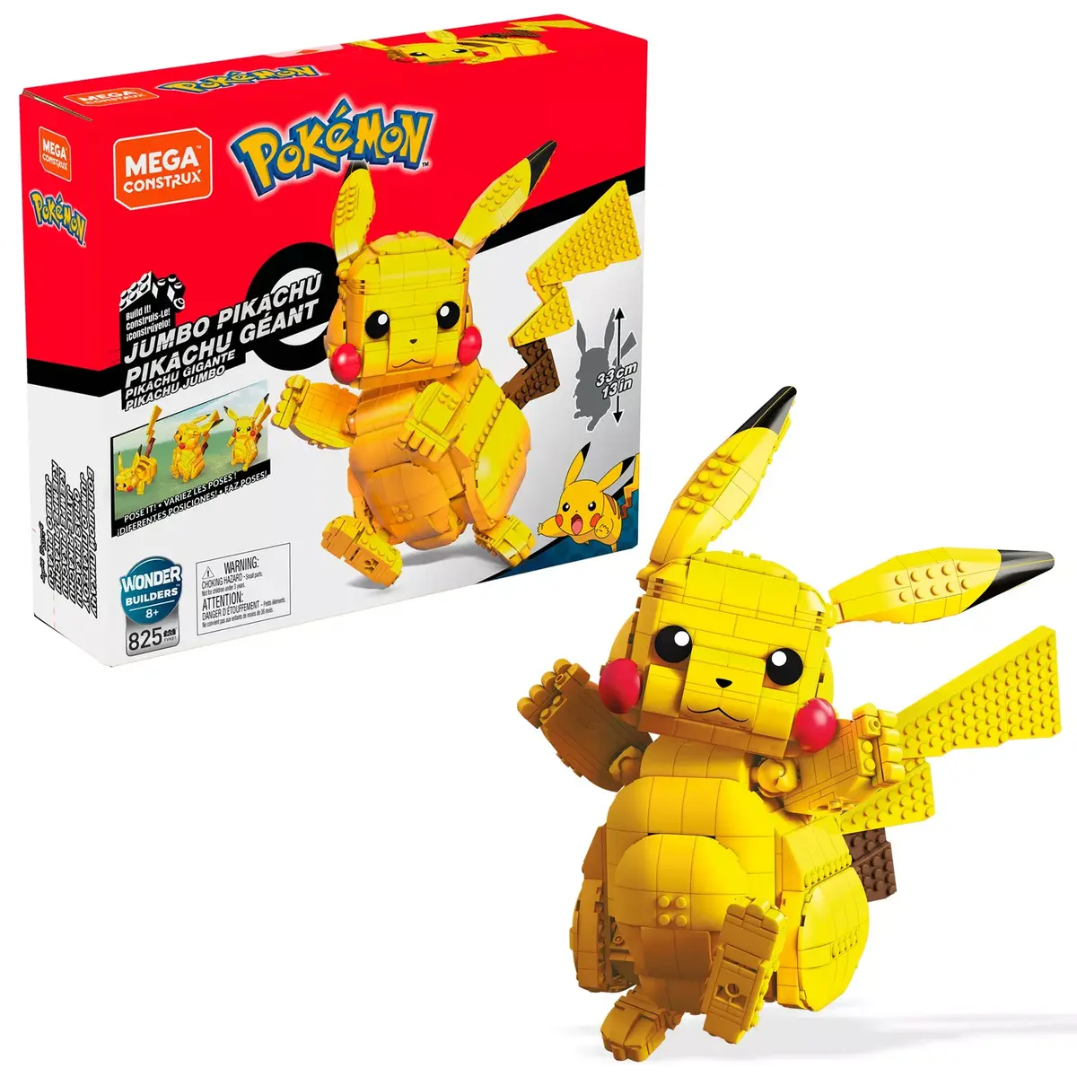 Конструктор MEGA Pokémon Construx Jumbo Pikachu Photo 8