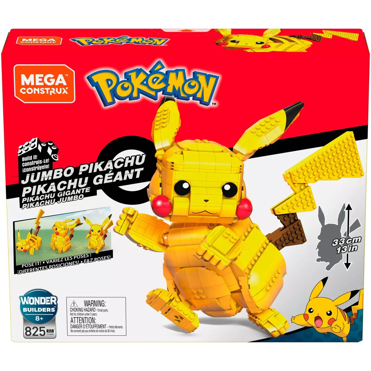 Конструктор MEGA Pokémon Construx Jumbo Pikachu Photo 15
