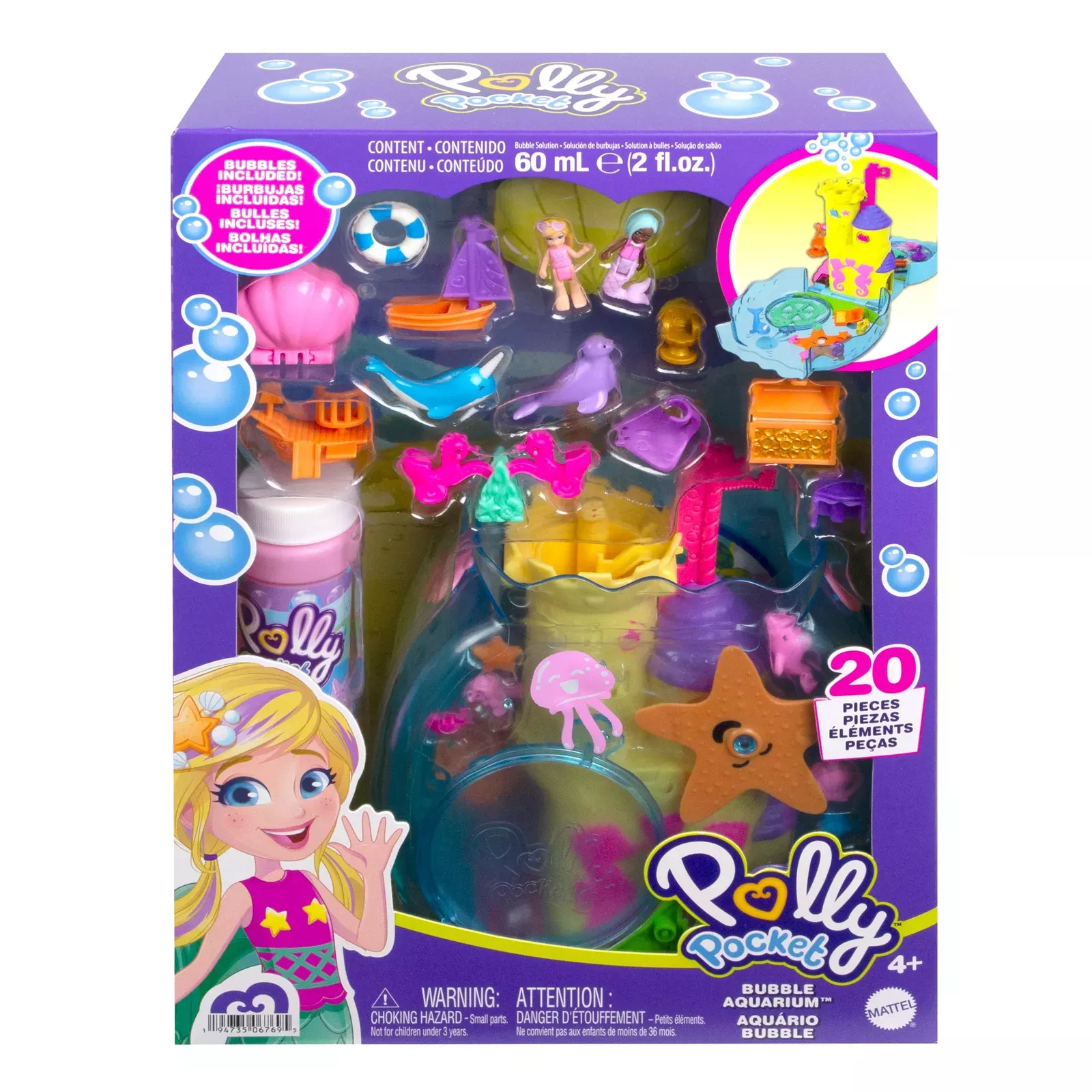 MATTEL POLLY POCKET CONJUNTO FESTA NA PISCINA - GTIN/EAN/UPC