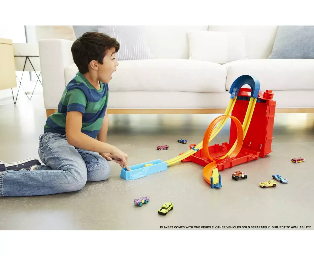 Hot Wheels Track Builder Unlimited Fuel Can Stunt Box komplekts Photo 2