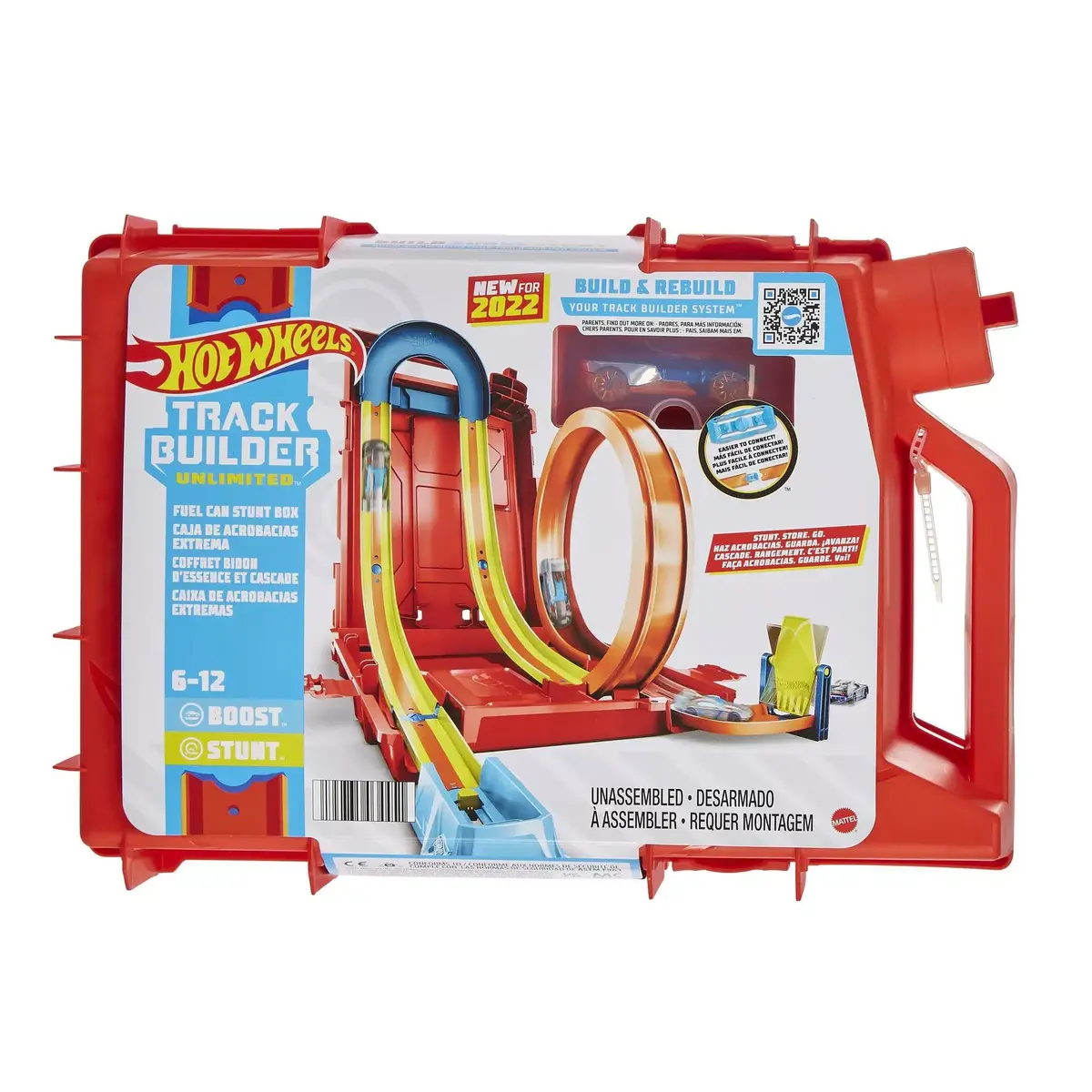 Hot Wheels Track Builder Unlimited Fuel Can Stunt Box komplekts Photo 6
