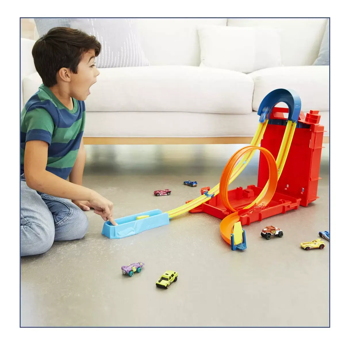 Hot Wheels Track Builder Unlimited Fuel Can Stunt Box komplekts Photo 8