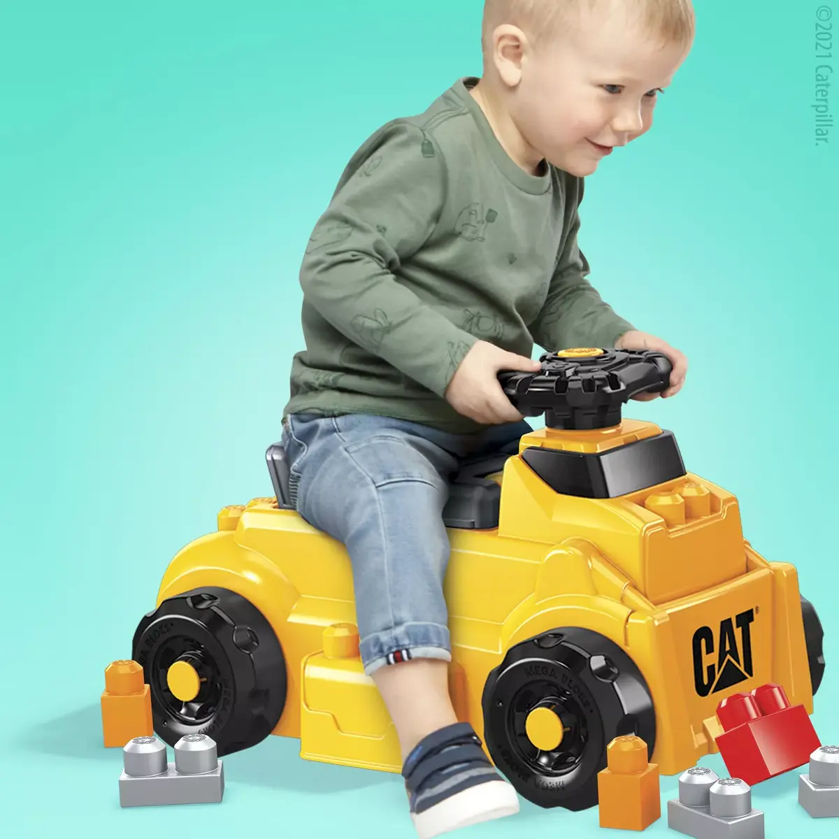 Mega Bloks MEGA BLOKS CAT Build ‘n Play каталка Photo 5