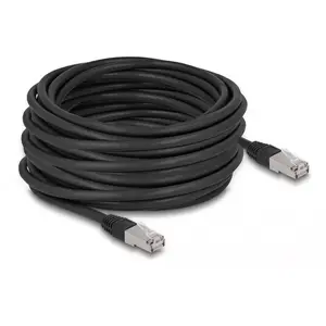 Network Cable DeLOCK RJ45 Cat.6A S/FTP 15m Black