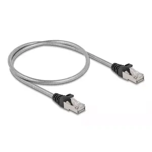 Network Cable DeLOCK RJ45 Cable Cat.6A U/FTP RJ-45 0.5m Silver