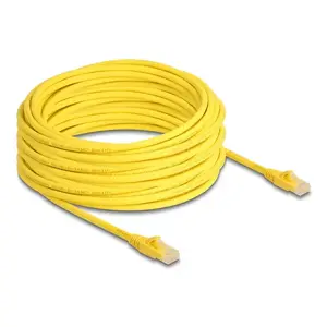 DeLOCK RJ45 Кабель Cat.6A U/UTP Fast Tracing 15 м Желтый