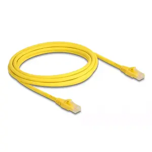 Кабель DeLOCK RJ45 Cat.6A U/UTP Fast Tracing 3 м Желтый
