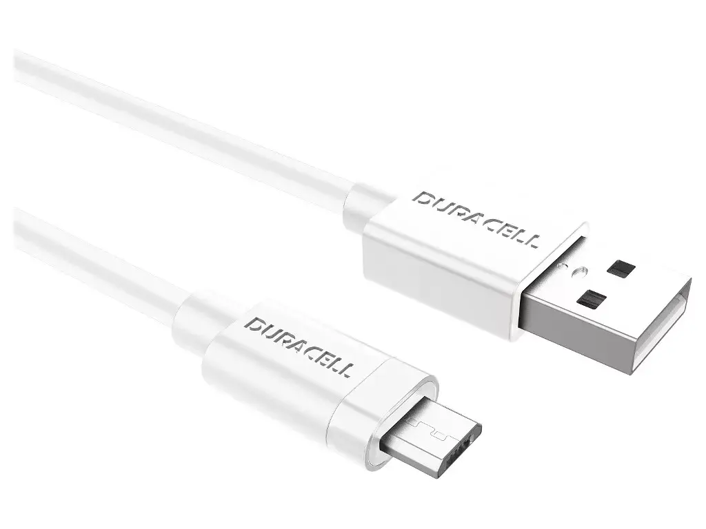 Duracell Sync/Charge kabelis 1 metrs balts Photo 2