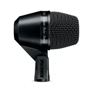 Studijas mikrofons Shure PGA52-XLR melns - vadu XLR-3, jutība -55 dB