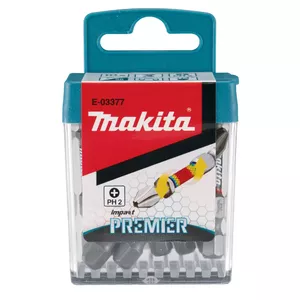 Screwdriver Bit Set Makita E-03377 10 pcs PH 2 Security Hex 1/4