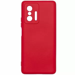 Силиконовый чехол Evelatus для Xiaomi 11T / 11T Pro, soft-touch TPU, красный