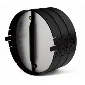 Termobokss Silverline 4043064 ventilācijas caurules aksesuārs Melns 14.8 cm