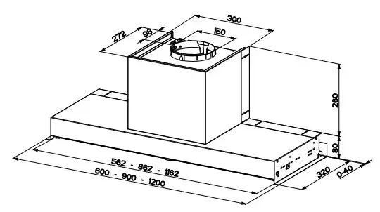 Built-in extractor hood FABER S.p.A. In-Nova Comfort X A60 Photo 3
