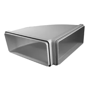 Cooker hood elbow FABER 112.0459.455 White, horizontal 90° bend 220×90 mm, 1 pc