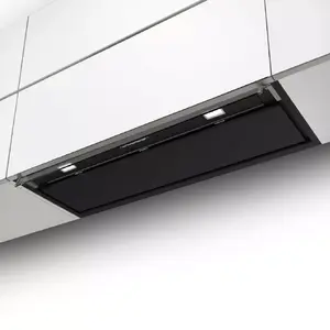 Built-in extractor FABER In‑Nova Premium BK M A60 — 598 mm, 670 m³/h, aluminium grease filter, LED, black