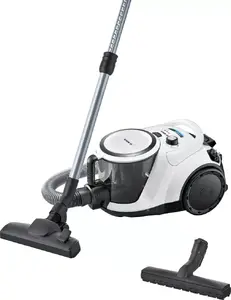 Пылесос Bosch BGS41K332, 550 Вт, 2.4 л, безмешковый, HEPA-фильтр, белый