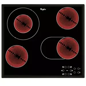 Whirlpool AKT 8190/BA Built-in Ceramic Hob Black 4 Zones Touch Control