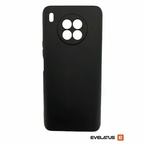 Мягкий чехол Evelatus для Huawei Nova 8i, черный TPU защитный корпус