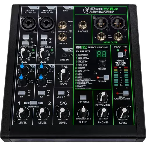 Mackie ProFX6v3 6-канальный микшер Photo 2