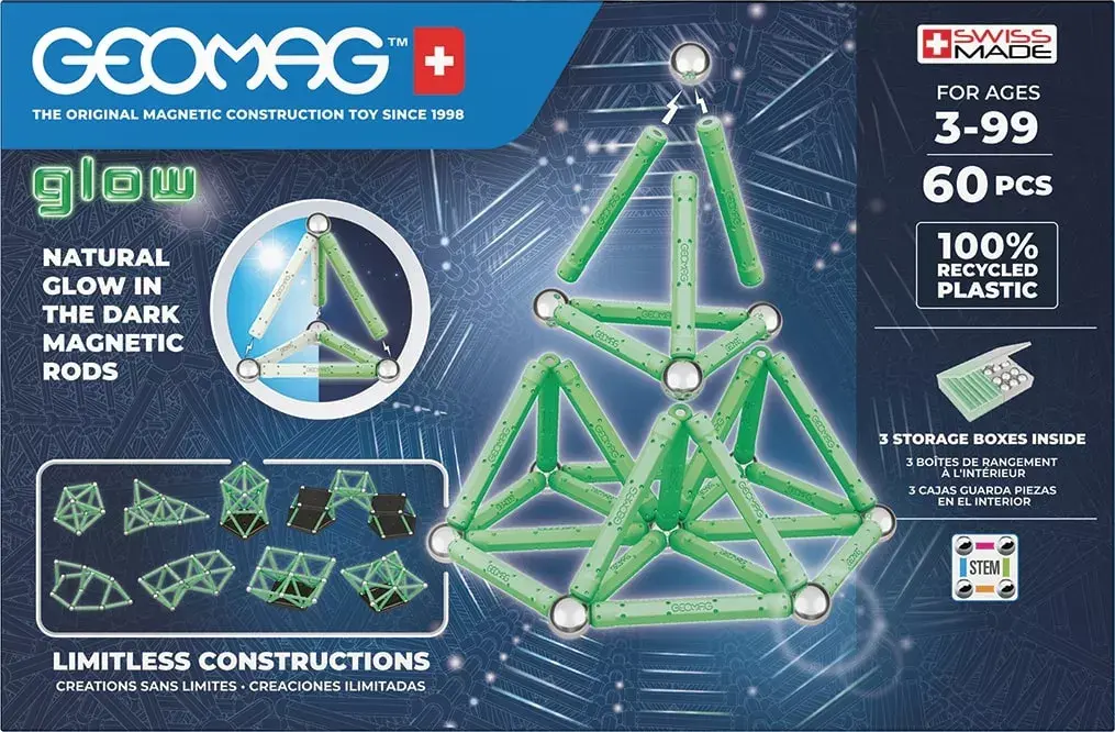 Игрушка с неодиумовыми магнитами Geomag Glow Recycled G338 Photo 3