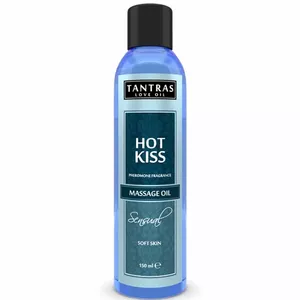 Massage oil LUXURIA TANTRAS LOVE OIL HOT KISS 150 ml — intimate warming massage oil