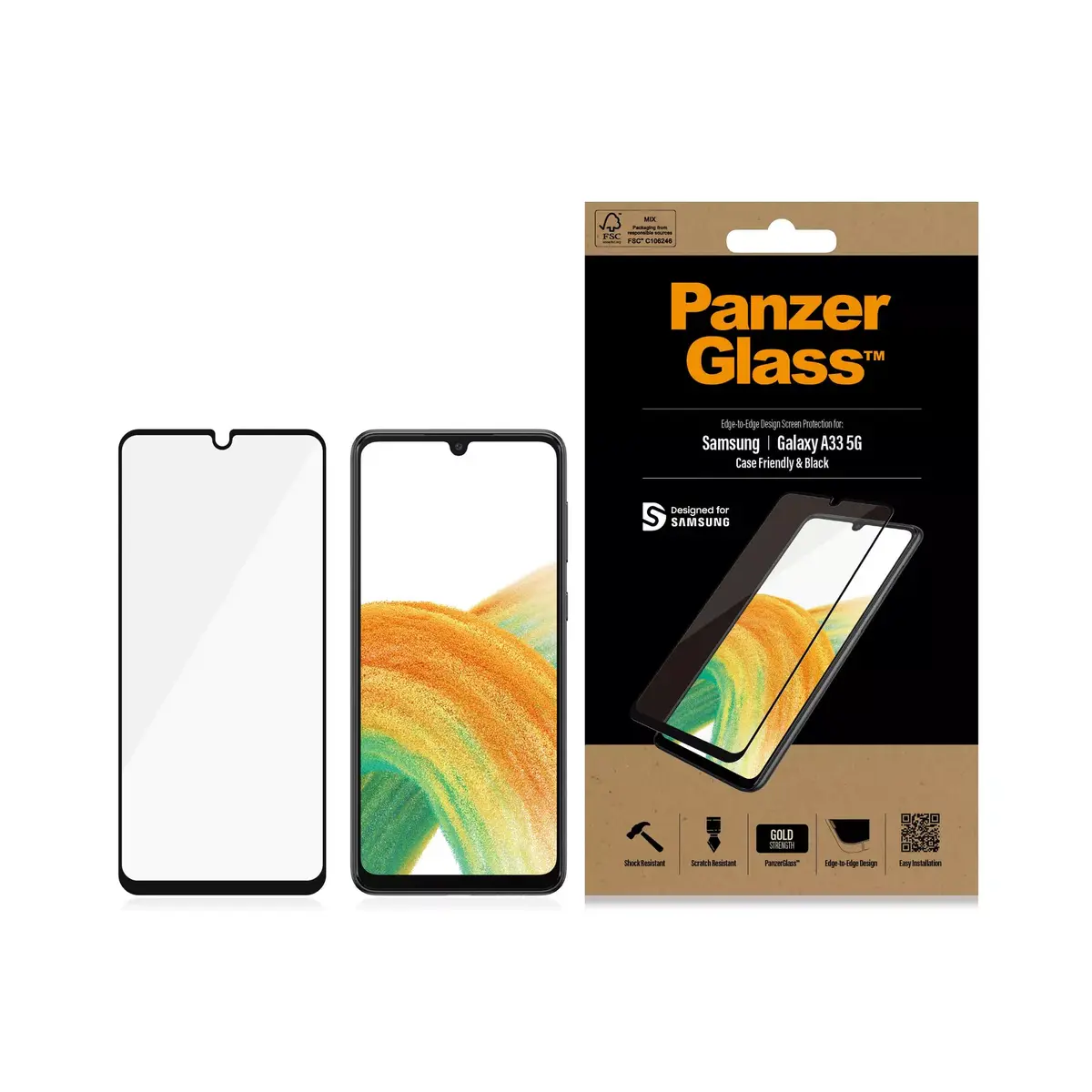 Screen Protector Glass PanzerGlass Samsung Galaxy A33 5G Photo 3