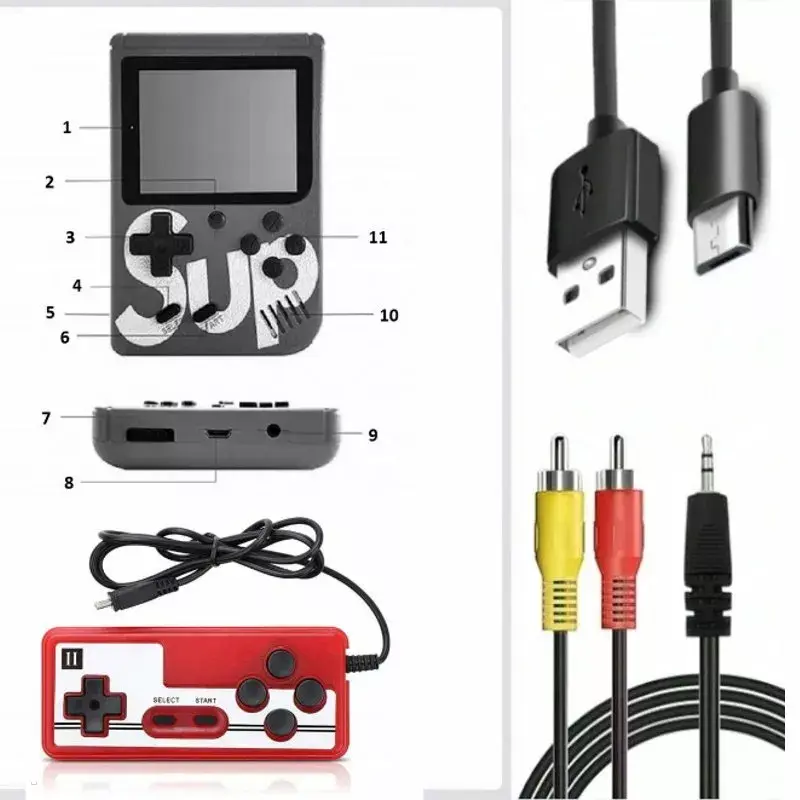 GameBox R2 портативная консоль 3" ЖК 400 игр Photo 4