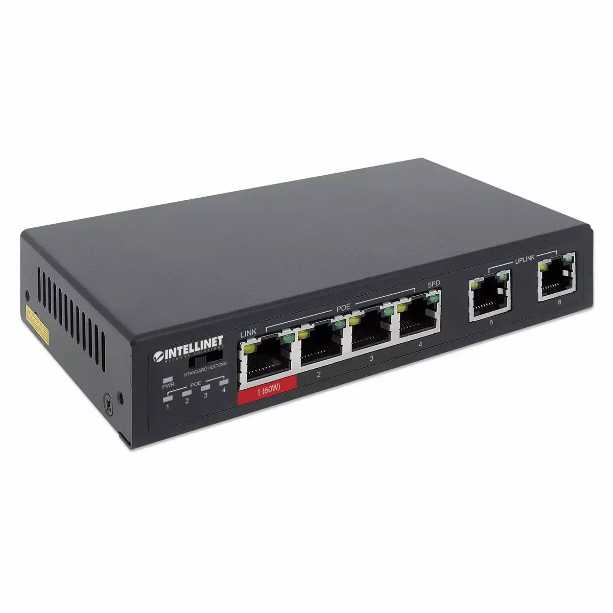 Intellinet 6-portu Fast Ethernet slēdzis Photo 2