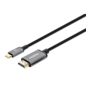 USB-C to HDMI Cable Manhattan CDP2HD2MBNL 4K 1m Black