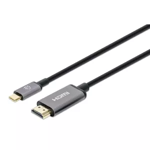 Manhattan USB-C to HDMI Cable 4K@30Hz 2m Black Male to Male