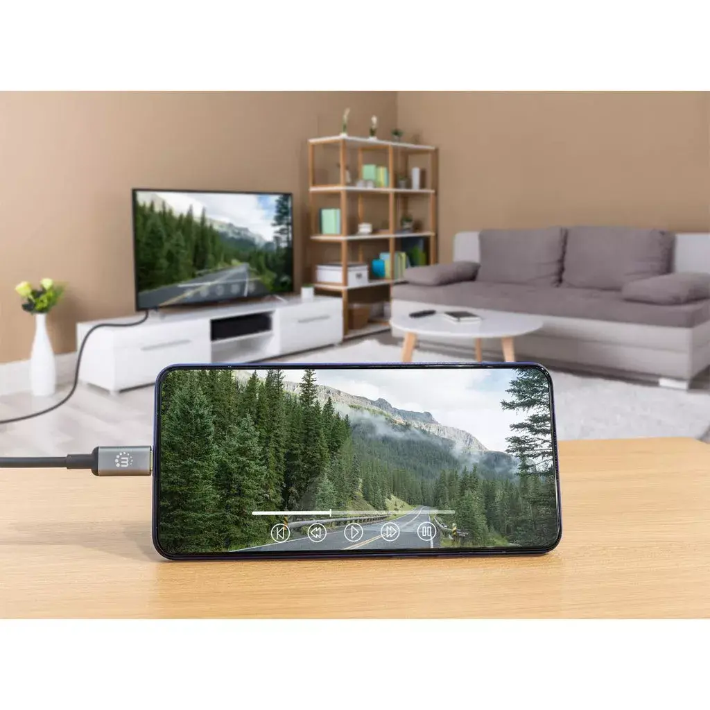 USB-C uz HDMI kabelis Manhattan CDP2HD2MBNL Photo 7