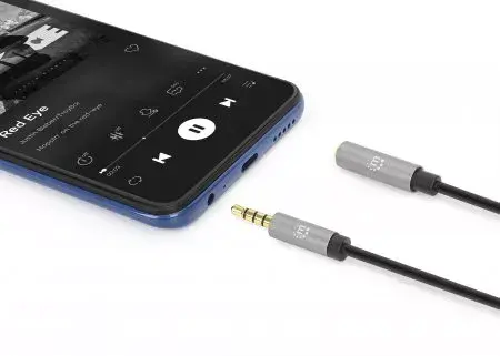 Audio pagarināšanas kabelis Manhattan 3.5mm Photo 5