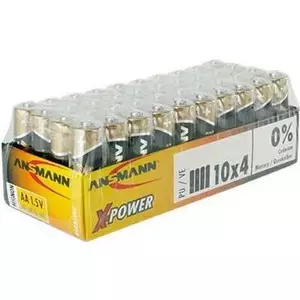 AA battery ANSMANN 5015681-888 1.5V pack of 40 — standard alkaline cells