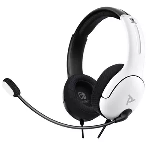 PDP LVL40 Headset Wired Head-band Gaming Black, White