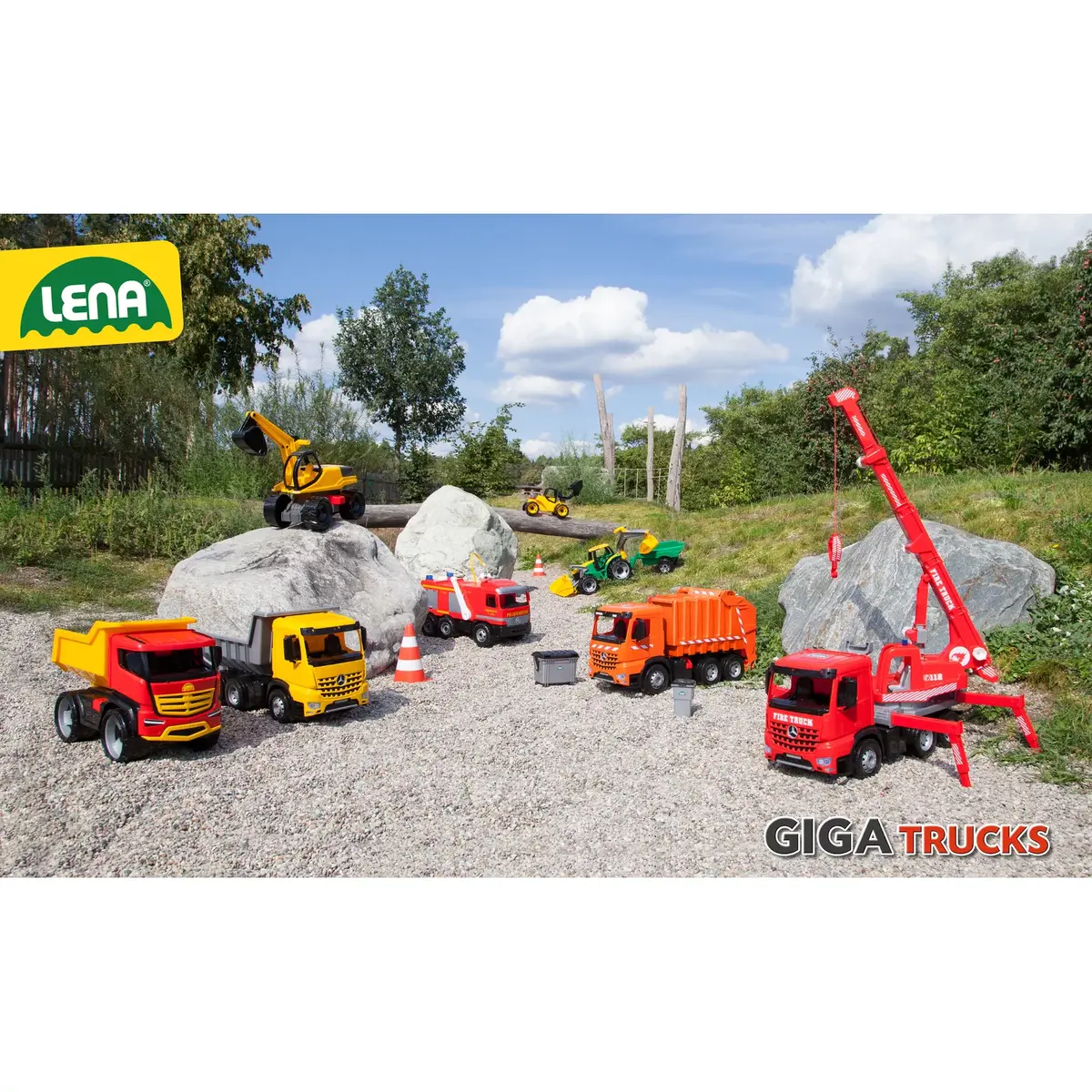 Детский экскаватор Lena GIGA TRUCKS Excavator PRO Photo 5