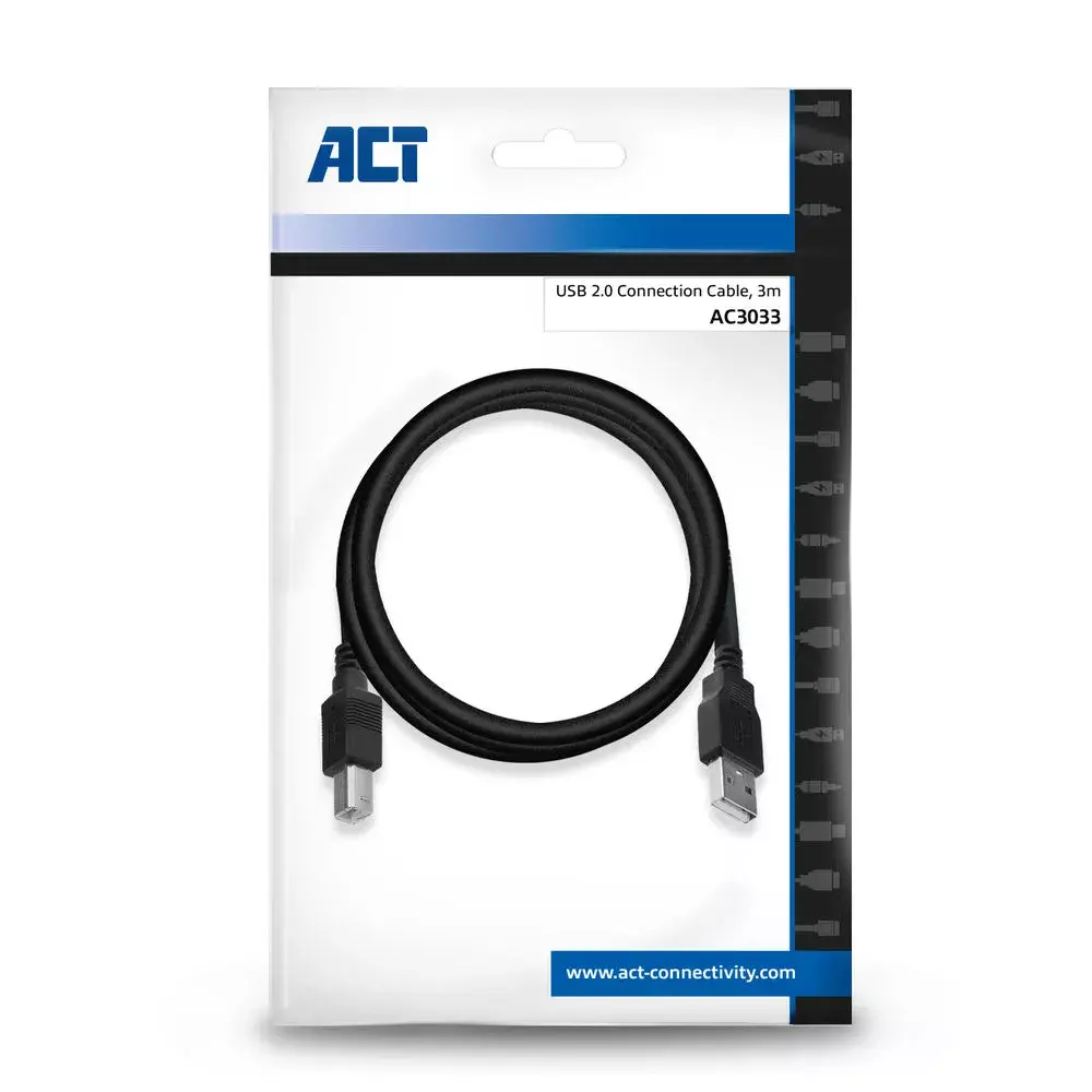 ACT USB 2.0 connection cable A male - B male Photo 2