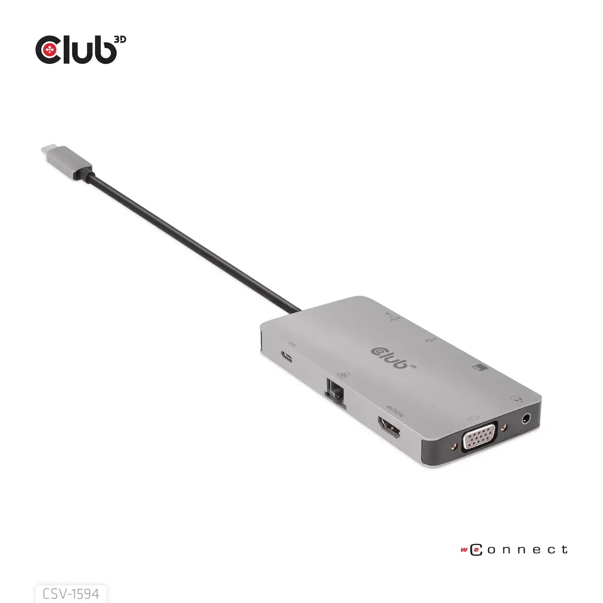 USB Hubs CLUB3D USB Gen1 Type-C 9-in-1 Photo 16