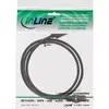 InLine Удлинитель патч-кабеля S/FTP Cat.6 CU h.-free черный 1м Photo 4