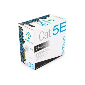 Network cable Alantec Cat5e F/UTP (FTP) KIF5OUT305, 305 m, black