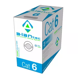 Networking cable A-LAN KIU6LINKA305 U/UTP Cat6 305 m Grey