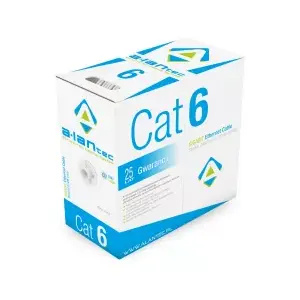 Networking cable Alantec KIU6LSOH305D U/UTP Cat6, 305 m, Grey, 24 AWG