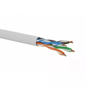 Tīkla kabelis Q-LANTEC KIU5PVC500Q — PVC apvalks U/UTP, Cat5e, ruļļa garums 500 m