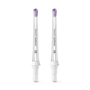 Philips Sonicare Power Flosser HX3062/00 F3 Quad Stream Electric Flosser Nozzle 2-Pack White