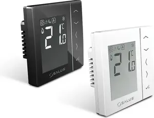 Wall-mounted digital room thermostat SALUS VS35W (white) model 112645 for temperature control