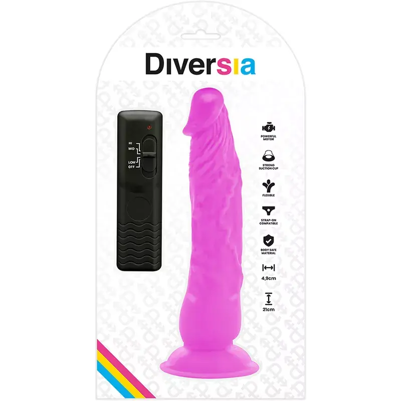 Вибратор DIVERSIA FLEXIBLE VIBRATING DILDO Photo 8